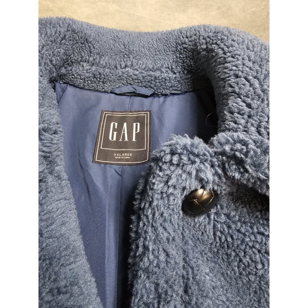 Gap Sherpa Overcoat Womens Size XXL Oversized Coat - Picture 3 of 9